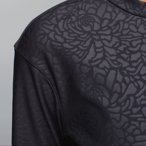 Lululemon Departure Top Petal Camo Embossed Black - Picture 10 of 16